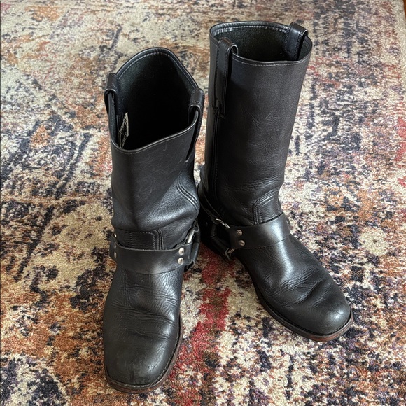 Vintage Frye Harness Boots - 7M, 8.5W - Picture 2 of 16